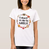 Eten over de hele wereld t-shirt (Voorkant)