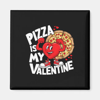 Eten Pizza is mijn Valentijn Sterke Hart Meme Vale Magneet
