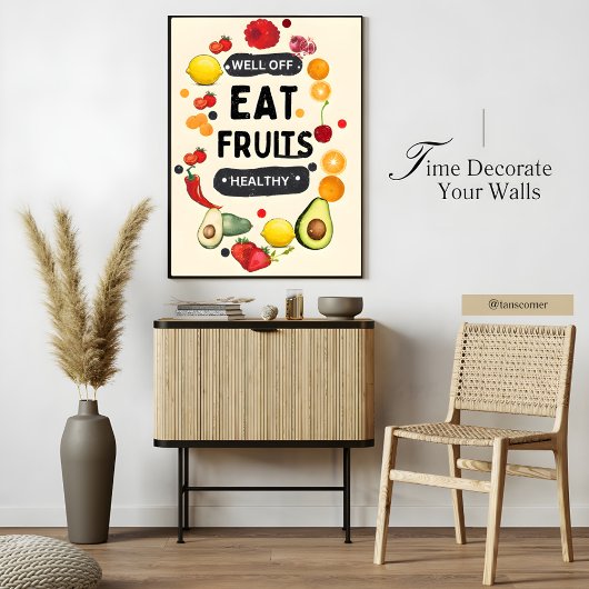 Eten Posters voor Keuken Wall Decor Gallery