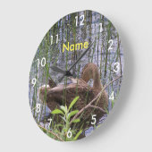 Eten Preening in de Leden Grote Klok (Hoek)