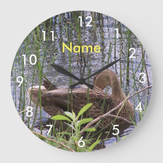 Eten Preening in de Leden Grote Klok (Voorkant)