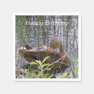 Eten Preening in de Leden Servet