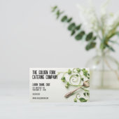 Eten Service Restaurant Cafe Bistro Catering Visitekaartje (Staand voorkant)