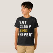 Eten slaap herhalen t-shirt (Voorkant volledig)