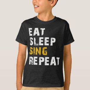 Eten slaap herhalen t-shirt