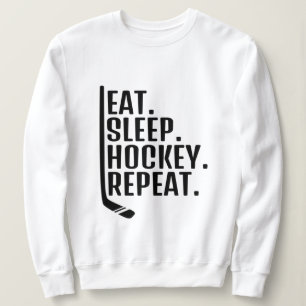 Eten Slaap Hockey Herhalen Trui