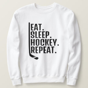 Eten Slaap Hockey Herhalen Trui