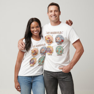 Eten Slapen Anime Herhalen - Grappige Weeb Routine T-shirt
