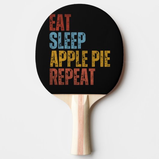 ETEN SLAPEN APPELTAART HERHAAL TAFELTENNISBATJE (Voorkant)