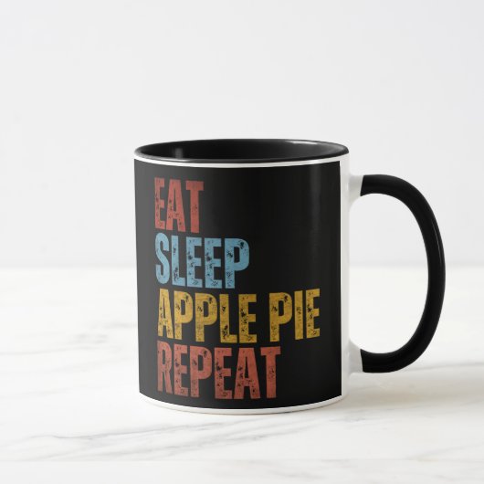 ETEN SLAPEN APPELTAART HERHALEN MOK (Rechts)