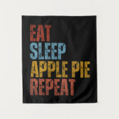 ETEN SLAPEN APPELTAART HERHALEN WANDKLEED (Voorkant)
