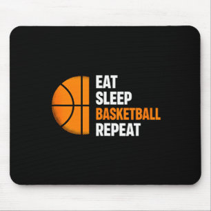 Eten Slapen Basketbal Herhalen Basketbal Liefhebbe Muismat