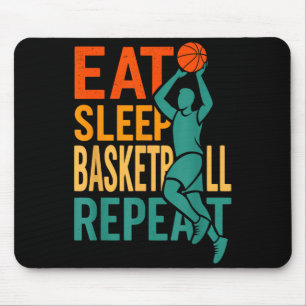 Eten slapen basketbal herhalen  muismat