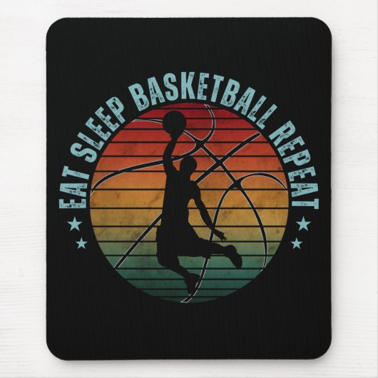 ETEN SLAPEN BASKETBAL HERHALEN MUISMAT (Voorkant)