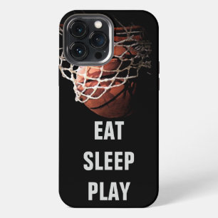 Eten Slapen Basketballen iPhone 13 Pro Max Hoesje