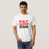 Eten Slapen Beatboxen T-shirt (Voorkant volledig)