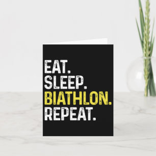 Eten Slapen Biatlon Herhalen Grappig Biatlon Atlee Kaart