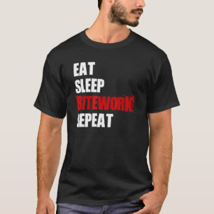 Eten Slapen Bijtwerk Herhalen Belgische Malinois D T-shirt