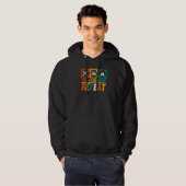 Eten Slapen Boksen Herhalen   Bokser Hoodie (Voorkant volledig)