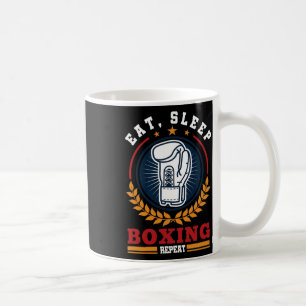 Eten Slapen Boksen Herhalen Mma Kickboksen Boxer Koffiemok