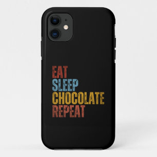 ETEN SLAPEN CHOCOLADE HERHALEN Case-Mate iPhone CASE