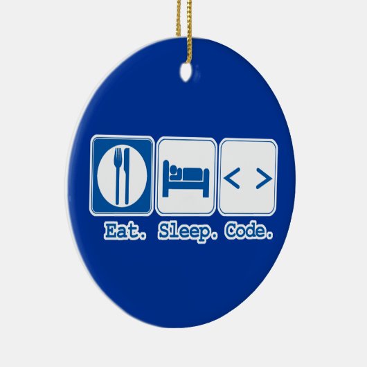 eten slapen code (html) keramisch ornament (Rechts)
