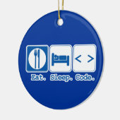 eten slapen code (html) keramisch ornament (Links)