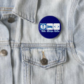 eten slapen code (html) ronde button 5,7 cm (In situ)