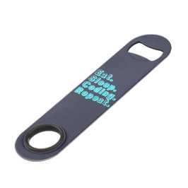 Eten Slapen Coden Herhalen - Grappige Tech Humor Speed Flessenopener
