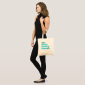 Eten Slapen Coden Herhalen - Grappige Tech Humor Tote Bag (Voorkant (model))