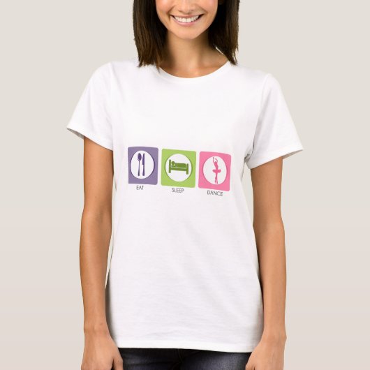 Eten Slapen Dansen! T-shirt (Voorkant)