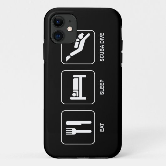 Eten Slapen Duiken Case-Mate iPhone Case (Achterkant)