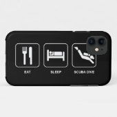 Eten Slapen Duiken Case-Mate iPhone Case (Achterkant (horizontaal))