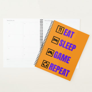 eten slapen gamen herhalen planner