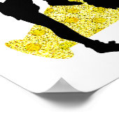 ETEN, SLAPEN, GEPERSONALISEERD CHEERLEADEN POSTER (Hoek)