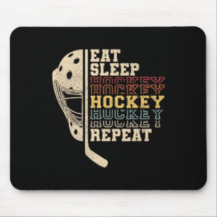 Eten Slapen Hockey Herhalen Mannen Jongens Kind Gr Muismat
