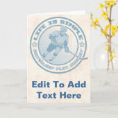 Eten, Slapen, Hockeykaart Spelen Kaart (Gele Bloem)