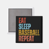 ETEN SLAPEN HONKBAL HERHALEN MAGNEET (Voorkant / Achterkant)