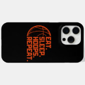 Eten Slapen Hoops Herhalen Basketbal Grappige Cita Case-Mate iPhone Case (Achterkant (horizontaal))