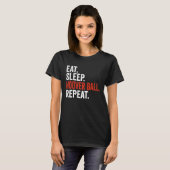 Eten Slapen Hoover Bal T-shirt (Voorkant volledig)