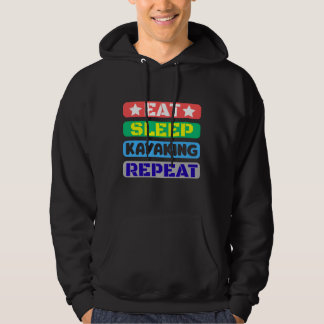 eten slapen kajakken herhalen hoodie