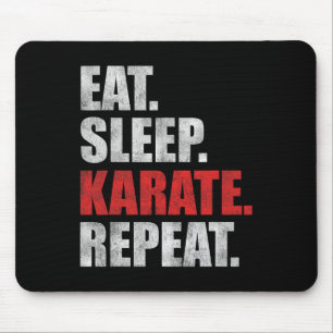 Eten Slapen Karate Herhalen Muismat