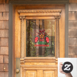Eten Slapen Kerstmis Kerst Thuis Raamsticker