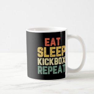 Eten Slapen Kickboxen Herhalen Kickboksen Kick Bok Koffiemok