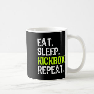 Eten Slapen Kickboxen Herhalen Kickboksen Kick Bok Koffiemok