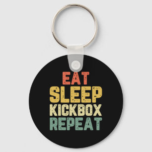 Eten Slapen Kickboxen Herhalen Kickboksen Kick Bok Sleutelhanger