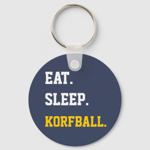 Eten Slapen Korfbal Sleutelhanger