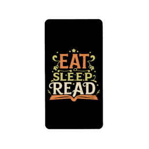 Eten Slapen Lezen, Grappig Lezen Etiket