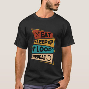 eten slapen lus herhalen Vliegende String Lasso to T-shirt
