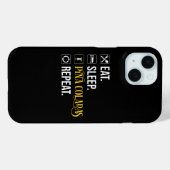 Eten. Slapen. Pina Colada's. Herhalen. Case-Mate iPhone Case (Achterkant (horizontaal))